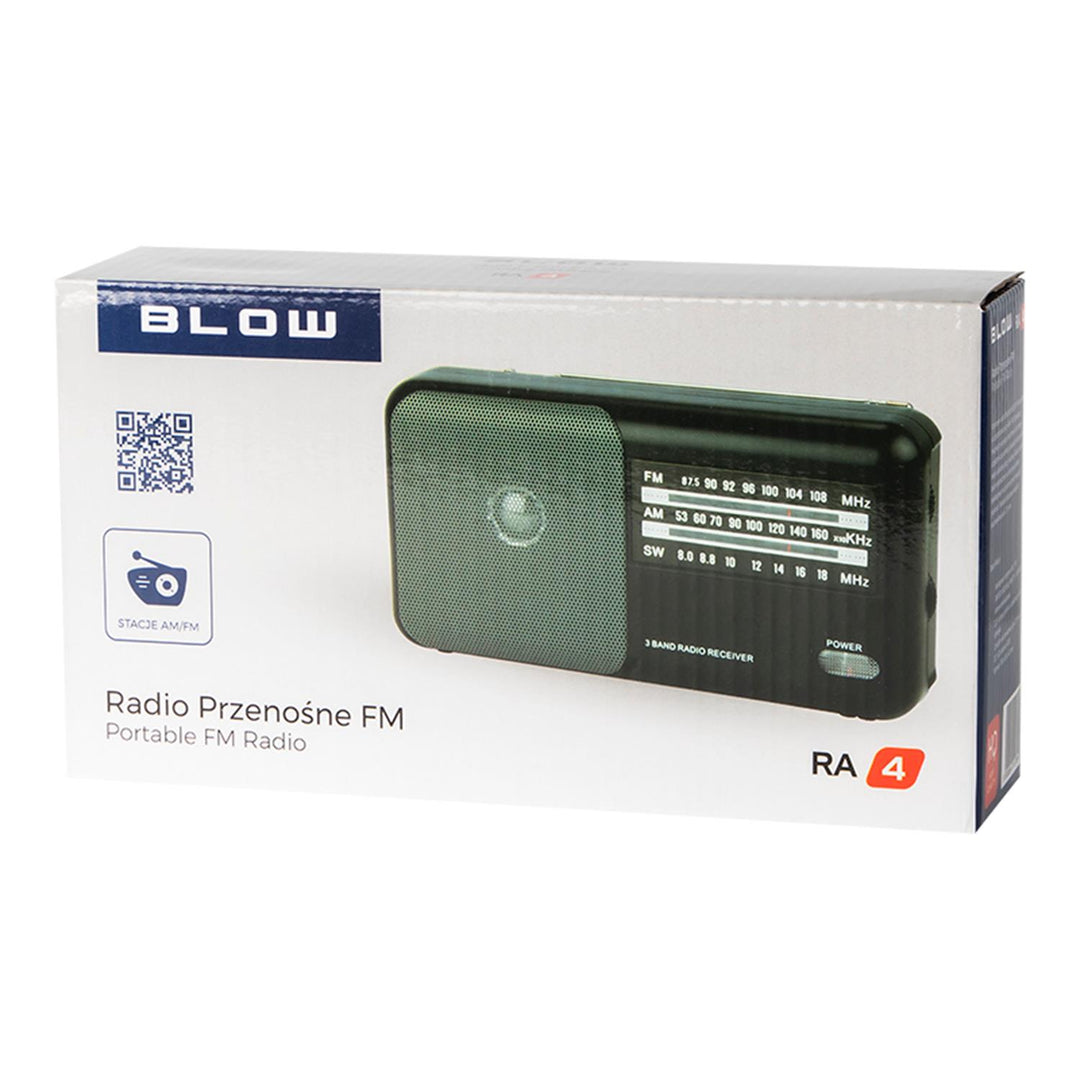 Radio analogique portable AM / FM RA4 Blow 2x batterie R20
