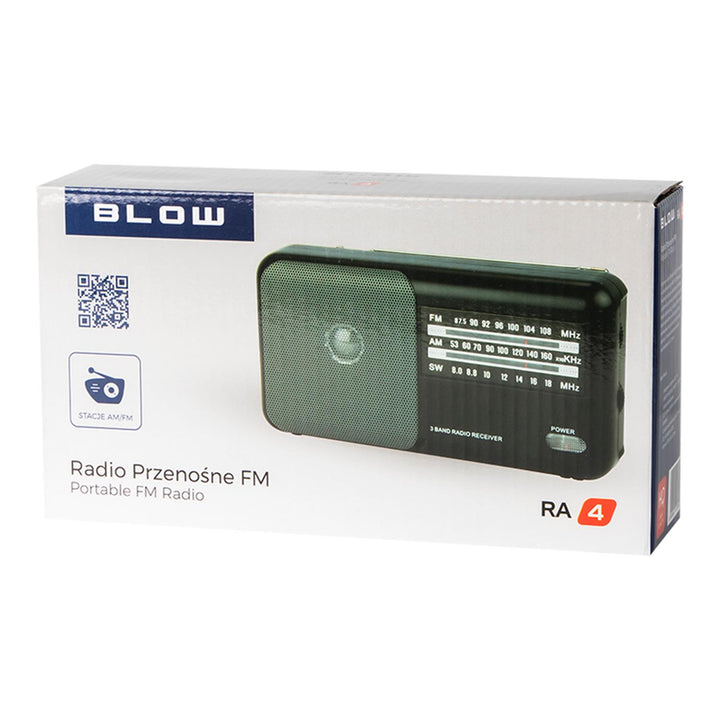 Radio analogique portable AM / FM RA4 Blow 2x batterie R20