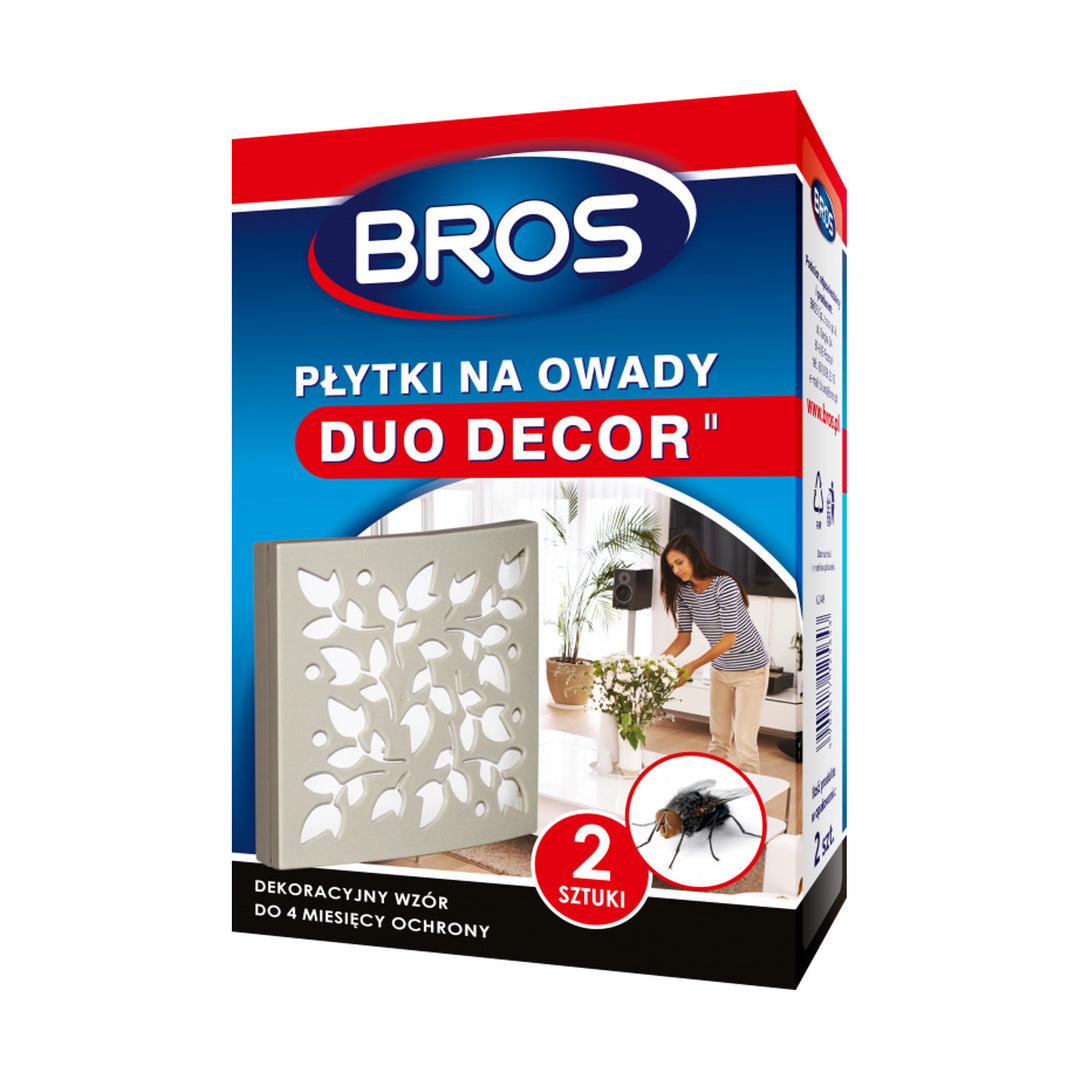 Lot de 2 pièges tuiles décoratifs pour insectes Bros Duo-Decor