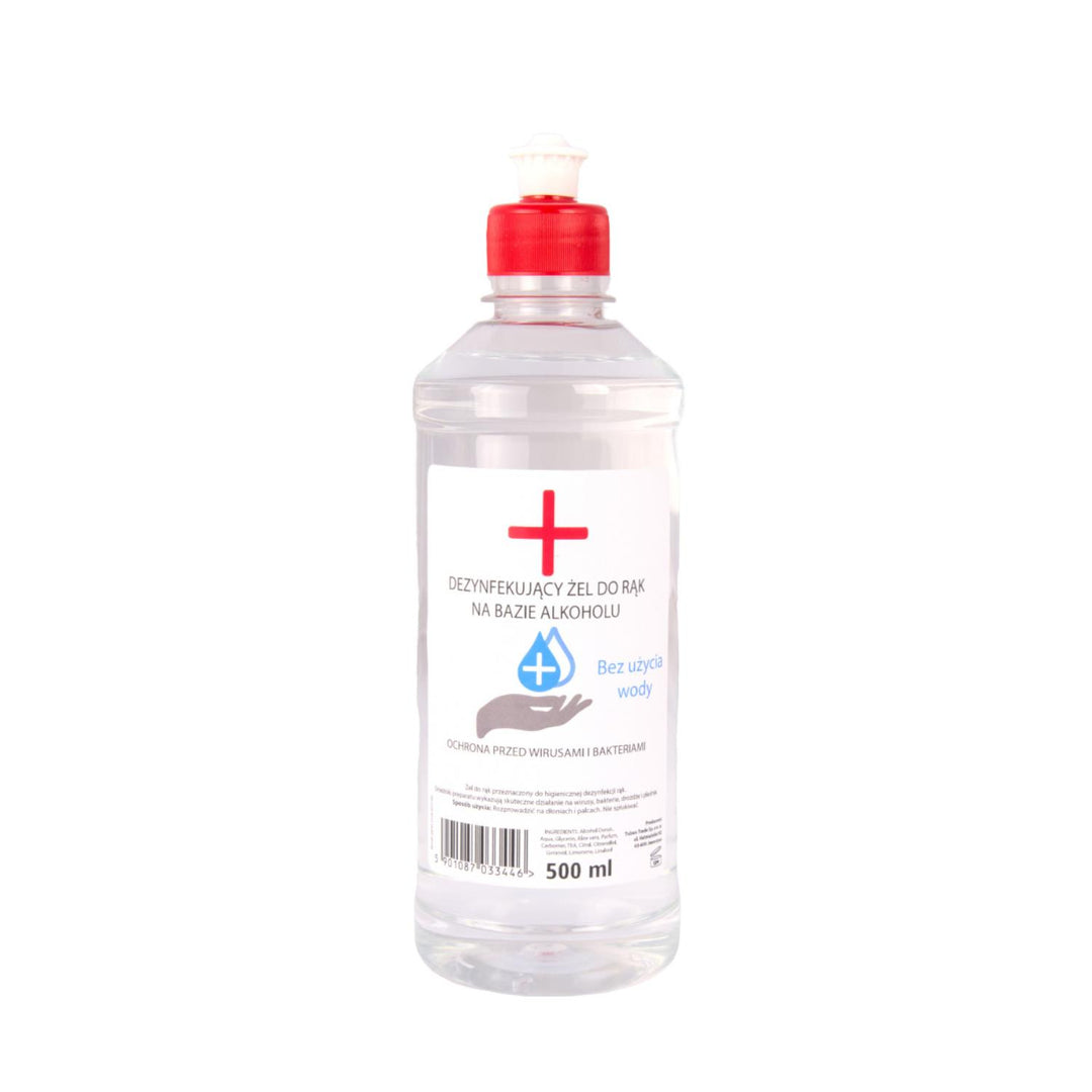 Gel nettoyant pour les mains sans eau 70% d'alcool 500ml