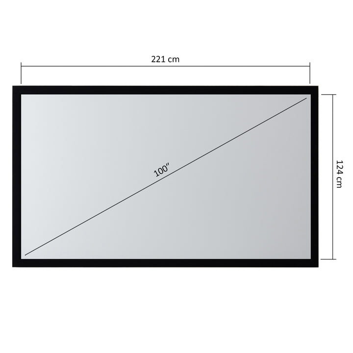 Écran de projection avec cadre 100" 16:9 Maclean MC-921