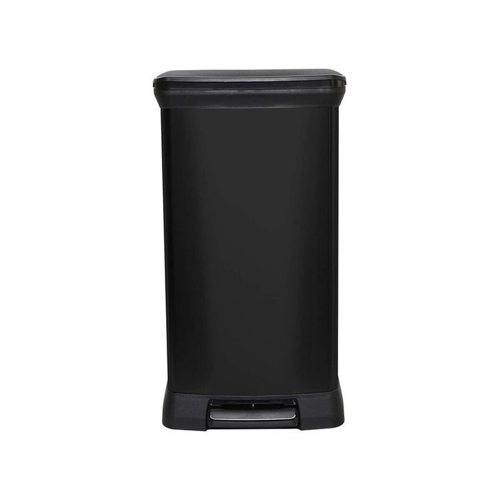 Poubelle métallique à pédale CURVER DECO BIN 50L  noir