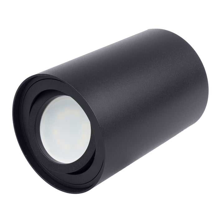 Spot LED en saillies Luminaire noir rond GU10 MCE422 B