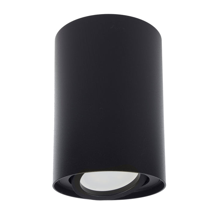 Spot LED en saillies Luminaire noir rond GU10 MCE422 B