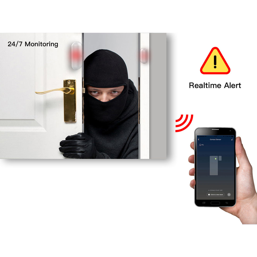 Détecteur d'ouverte porte fenêtre WiFi intelligent GreenBlue GB715