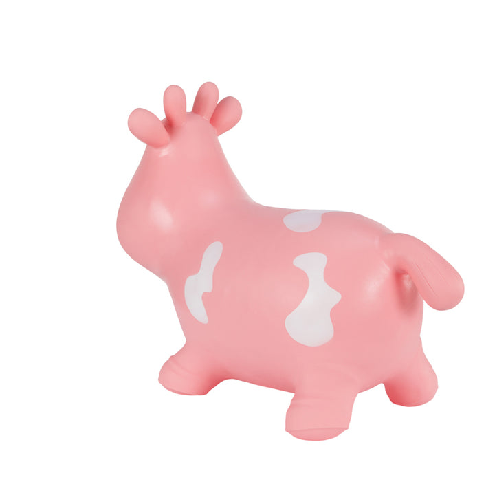 Pull en caoutchouc Hoppimals rose vache - un plaisir énorme et unique de sauter
