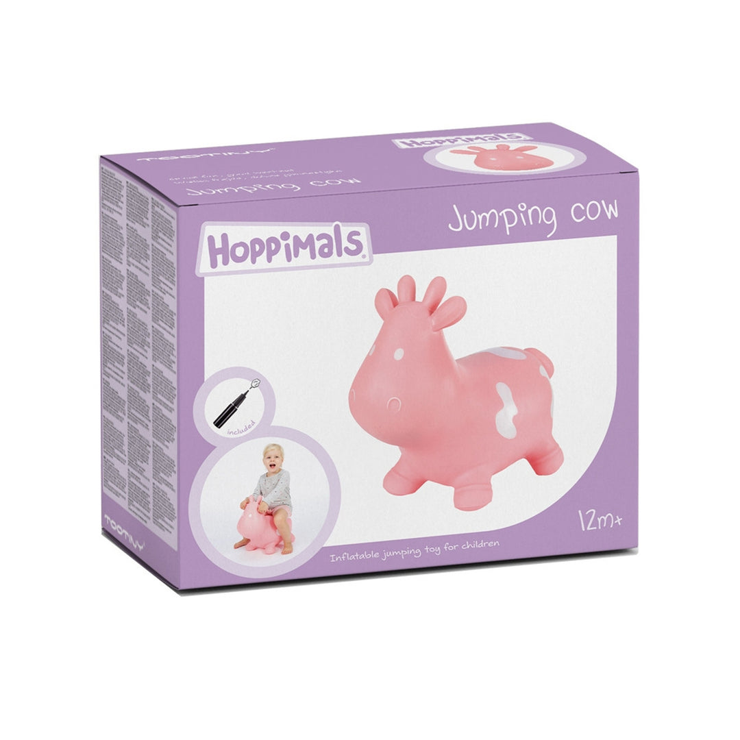 Pull en caoutchouc Hoppimals rose vache - un plaisir énorme et unique de sauter