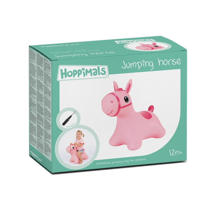 Cavalier en caoutchouc Hoppimals Pink Horse - un plaisir énorme et unique de sauter