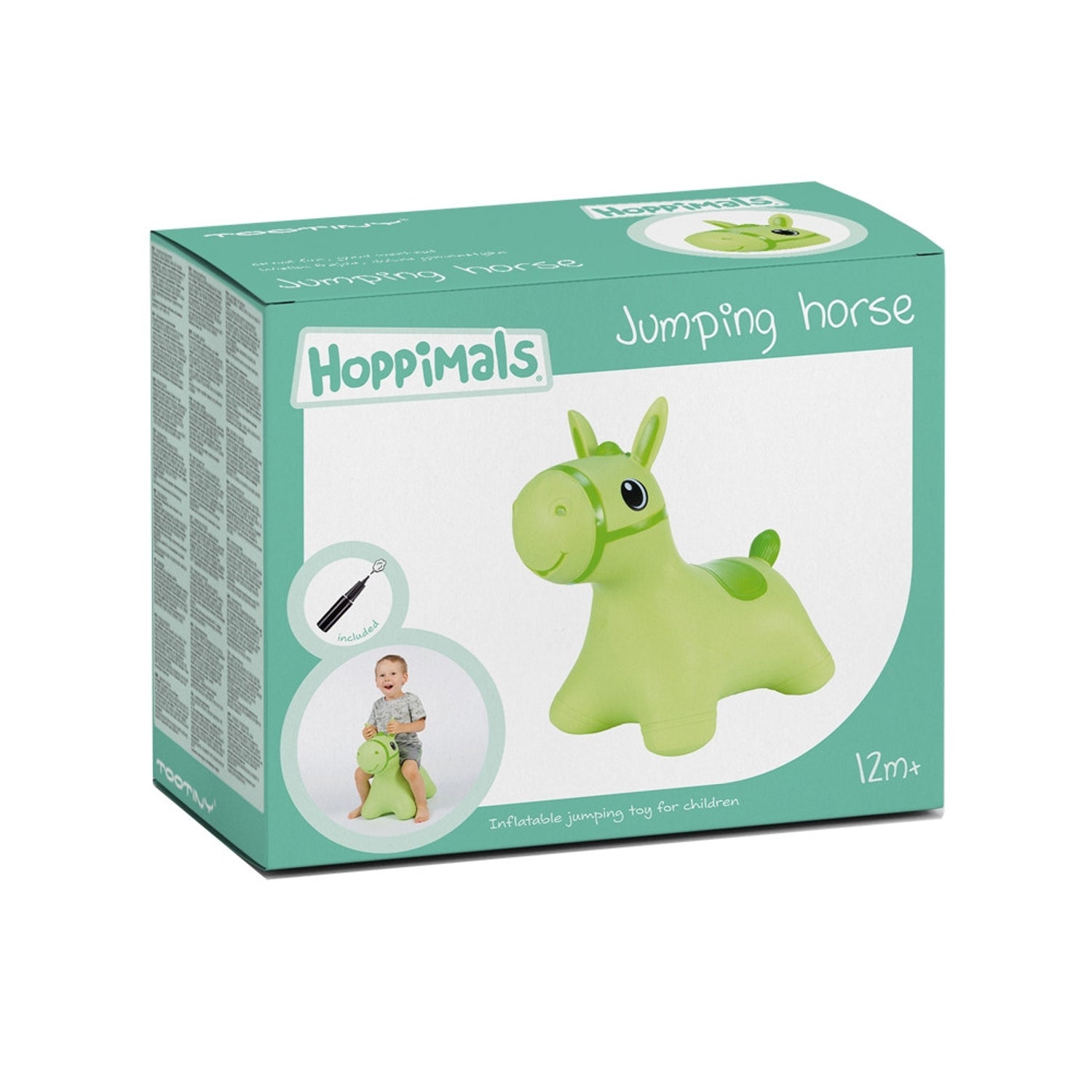 Hoppimals Tootiny Animal Sauteur Gonflable Vache, Animal Sauteur