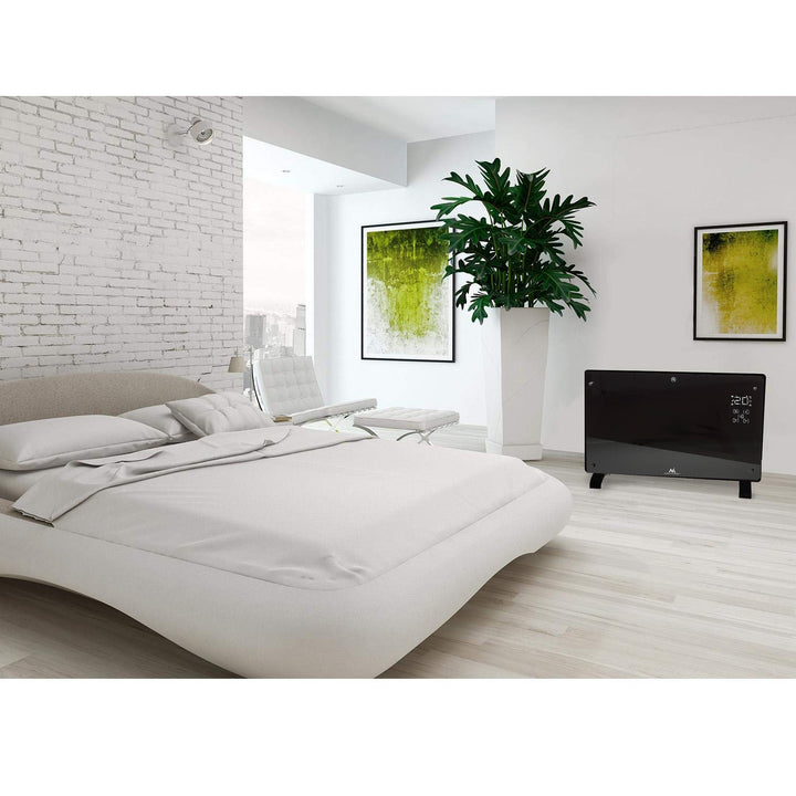 Radiateur électrique murale en verre 2000W Chauffage WiFi Maclean MCE502