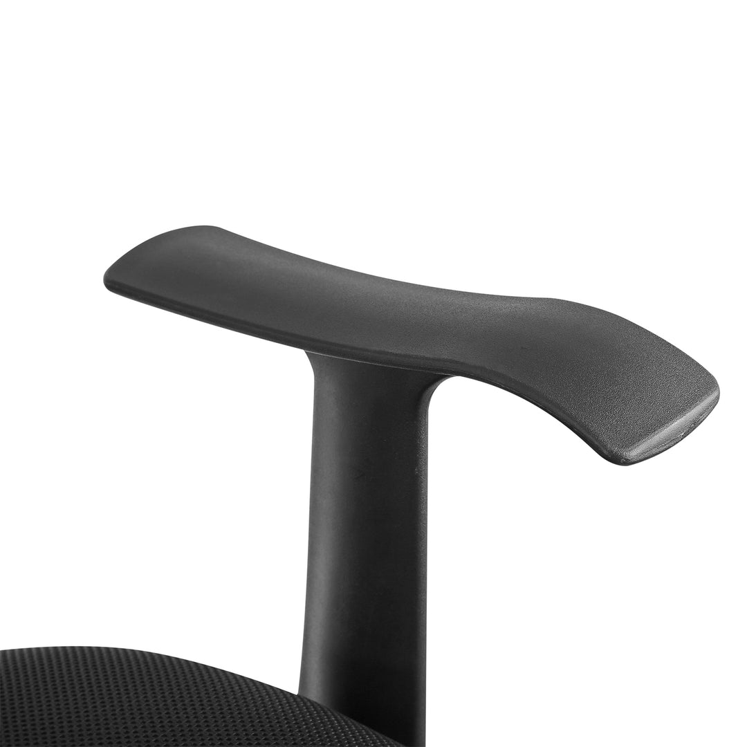 Chaise de bureau noir. Fauteuil de bureau pivotant avec appui-tête et hauteur d'assise réglables ErgoOffice