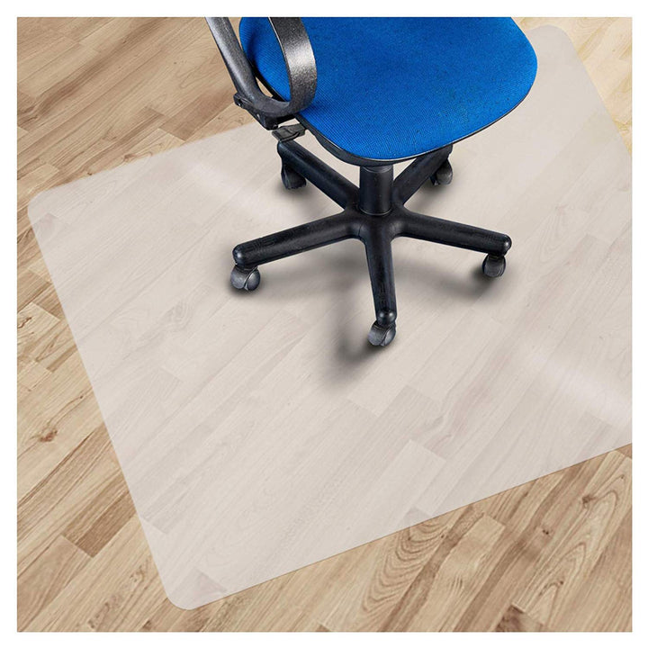 Ergo Office ER-421 Tapis de protection du sol Tapis de chaise de bureau pour sols durs antidérapant Transparent 120x90 cm Rectangulaire