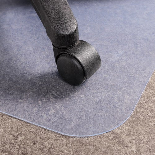 Ergo Office ER-421 Tapis de protection du sol Tapis de chaise de bureau pour sols durs antidérapant Transparent 120x90 cm Rectangulaire