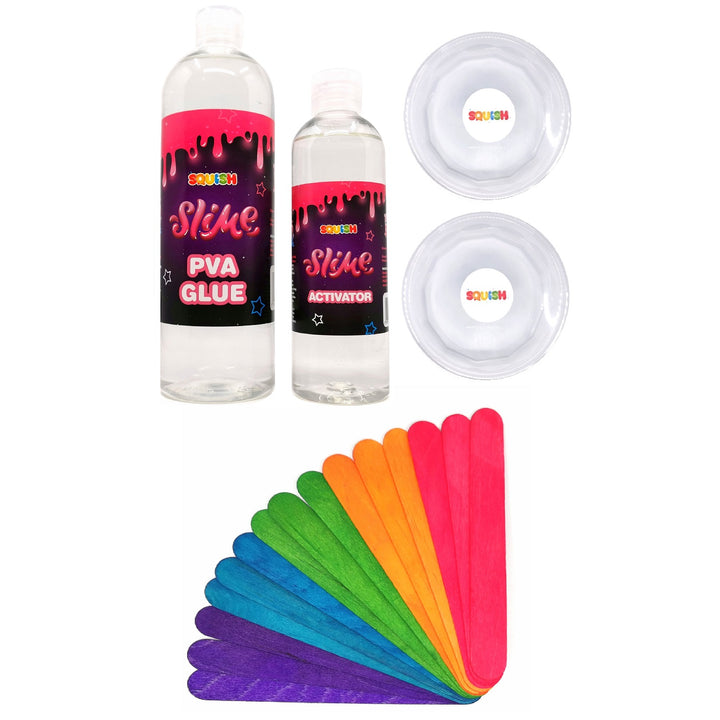 Kit artistique Slime Paillettes Activateur PVA DIY arc-en-ciel ORGINAL DIY DE FABRICATION DE SLIME RAINBOW SET