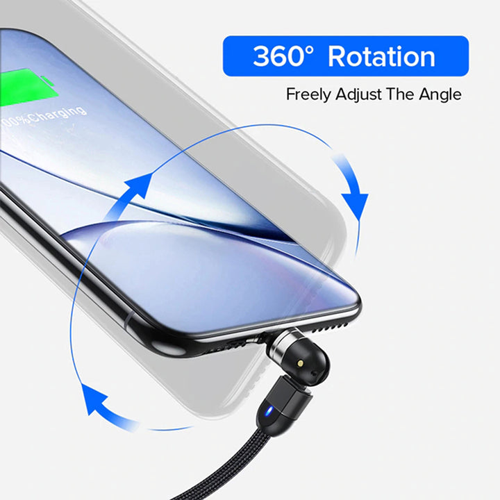 Câble USB magnétique fiche USB Type-C 2m Maclean MCE475