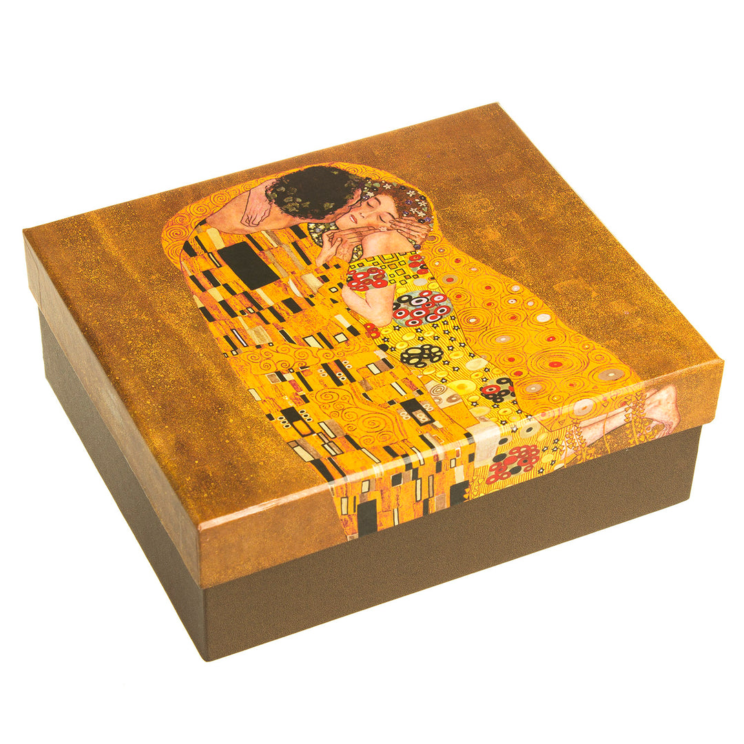 Service de tasses expresso en porcelaine Baiser Gustav Klimt