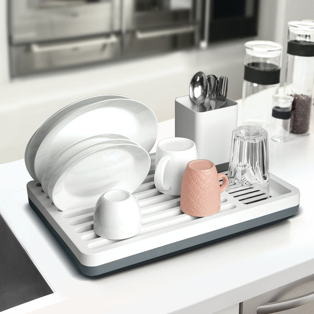 Egouttoir à couverts blanc gris Plast Team Montréal