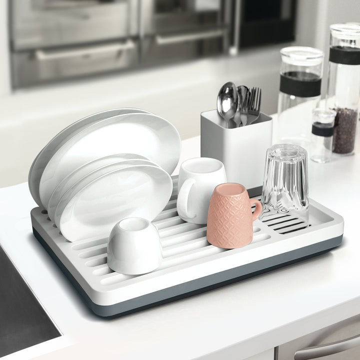 Egouttoir à couverts blanc gris Plast Team Montréal