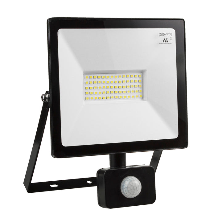 Projecteur LED avec détecteur de mouvement Slim IP44 50W blanc neutre 4000K Maclean MCE650 NW