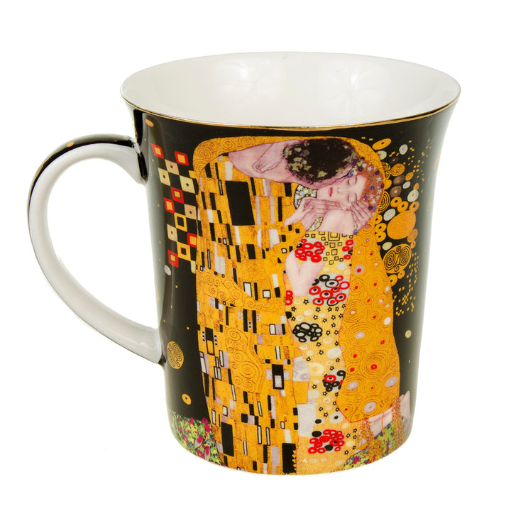 Tasse à café 300 ml en porcelaine Le baiser Gustav Klimt