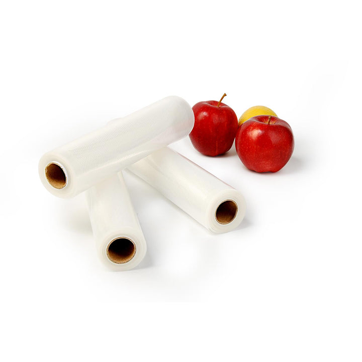 Kit universel de film Camry pour scelleuses sous vide (2 rouleaux 28x300cm + 3 rouleaux 20x300cm)