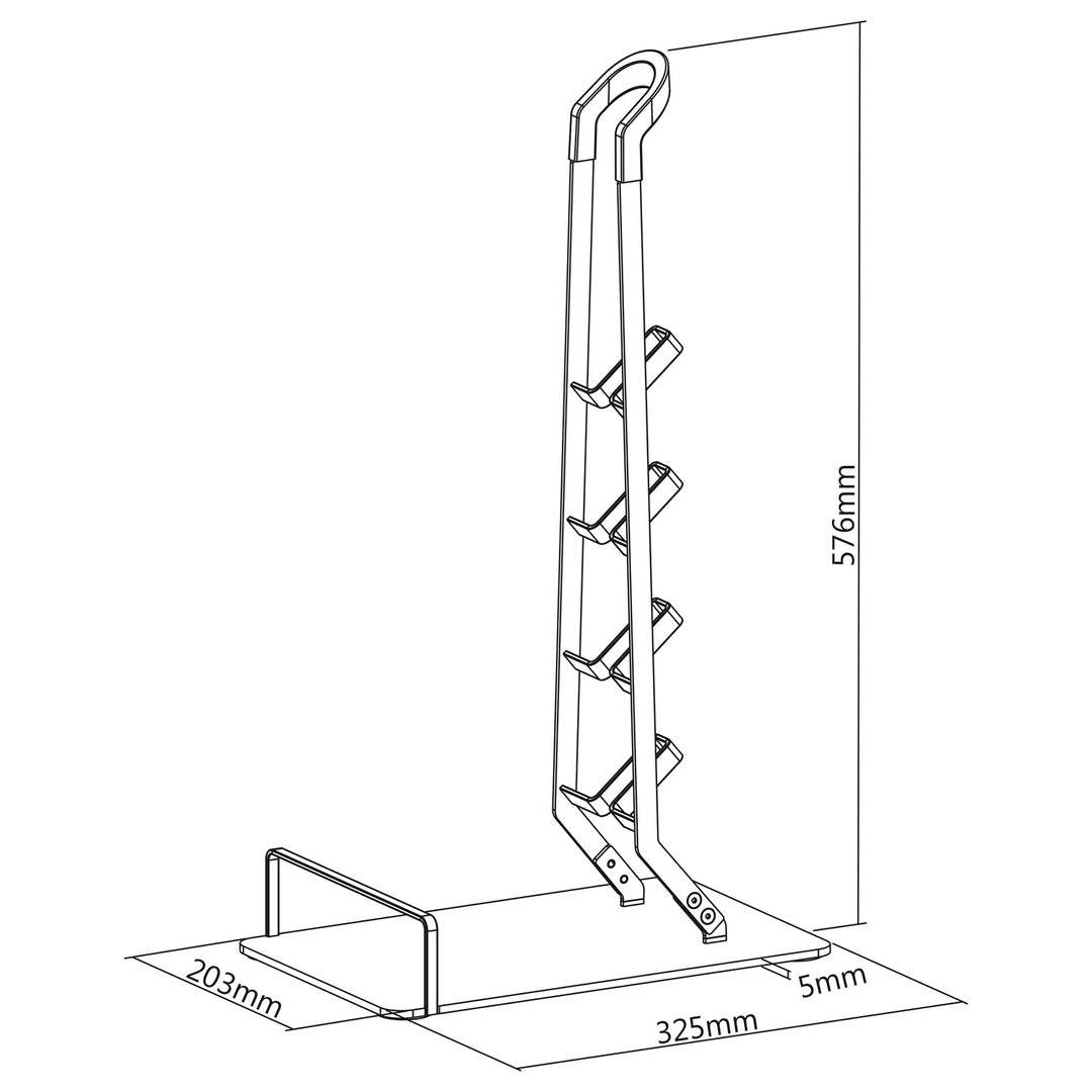 Maclean MC-905 Universal Cordless Vacuum &amp;amp ; Accessories Floor Stand Holder Solid Stable