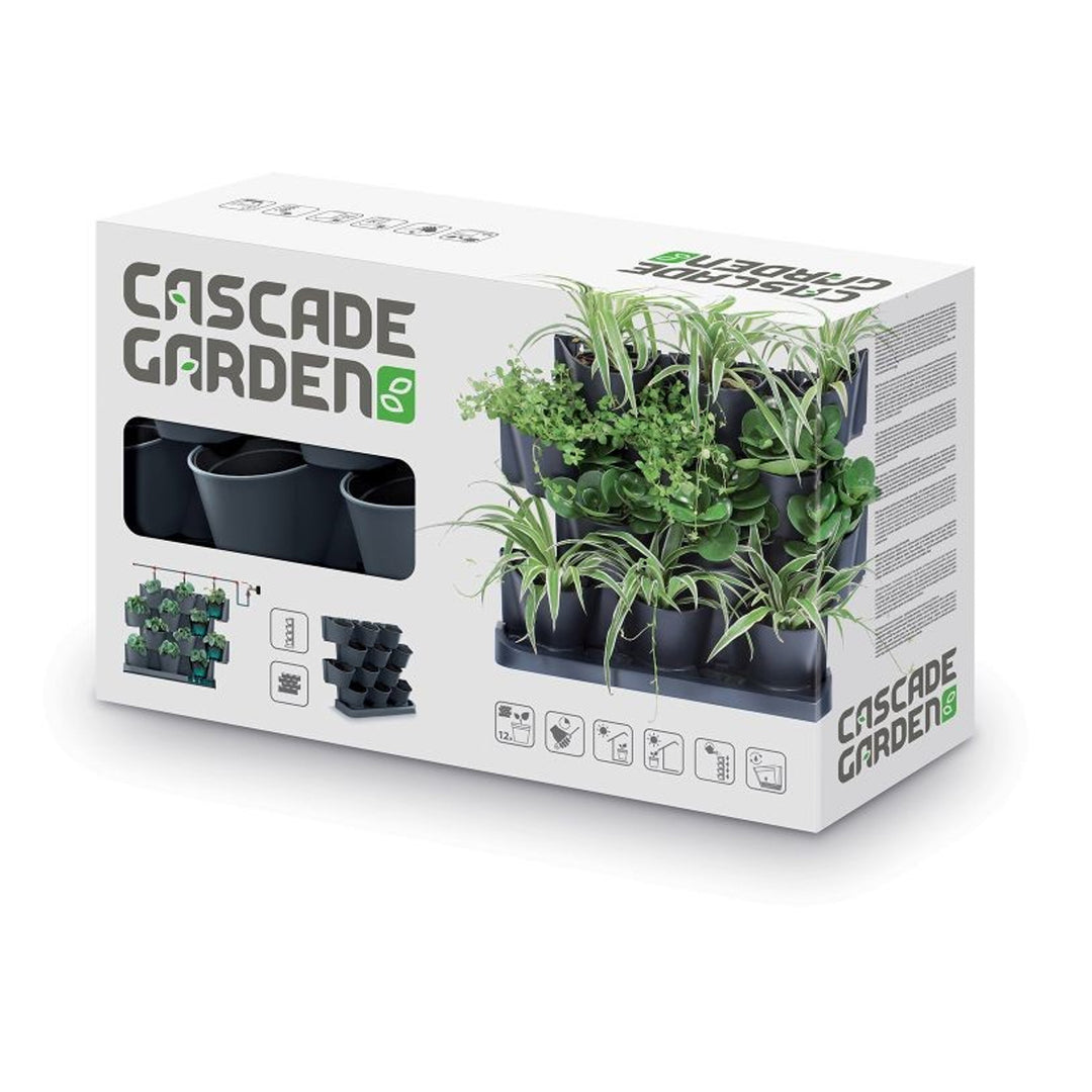 Jardin vertical sur pied Prosperplast Cascade Garden anthracite