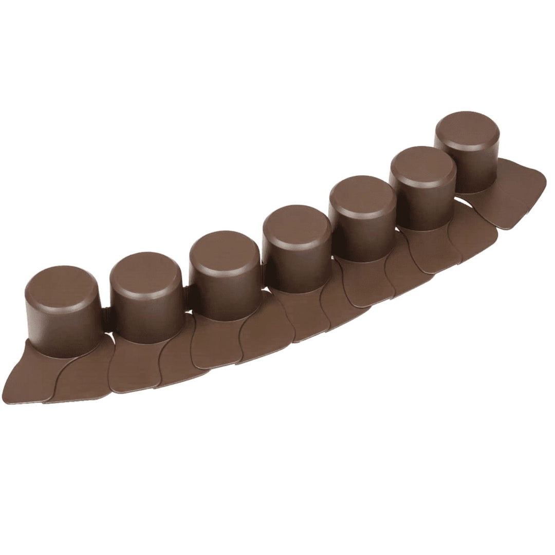 Palissade de jardin Bordure pelouse IPAL7 4,05m marron