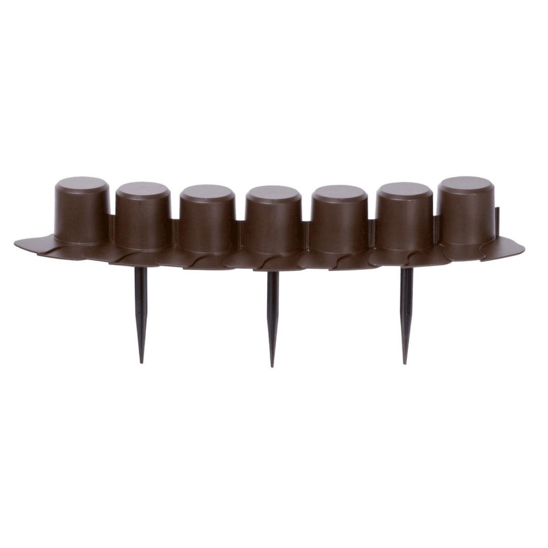 Palissade de jardin Bordure pelouse IPAL7 4,05m marron