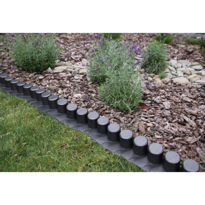 Palissade de jardin Bordure pelouse IPAL7 4,05m marron