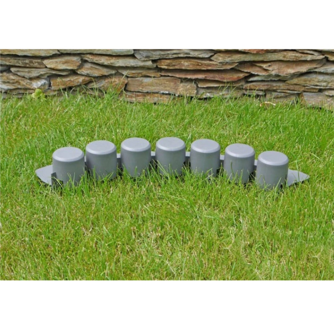 Palissade de jardin Bordure pelouse IPAL7 4,05m gris