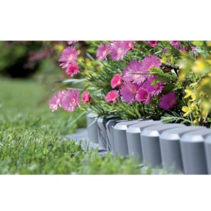 Palissade de jardin Bordure pelouse IPAL7 4,05m gris