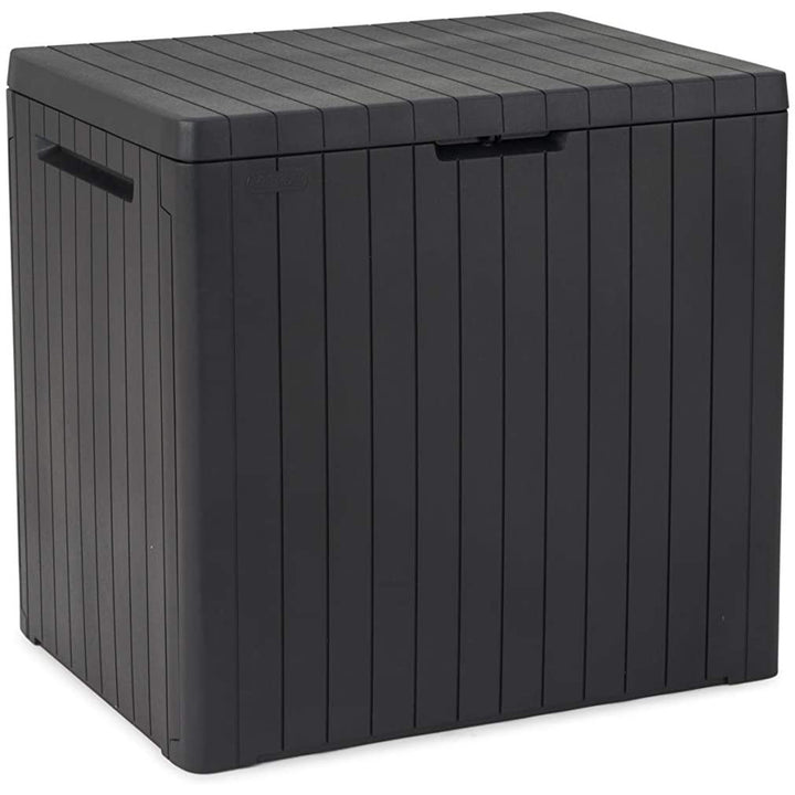 Coffre de jardin Boîte de rangement 113 L Keter City Storage Box Graphite