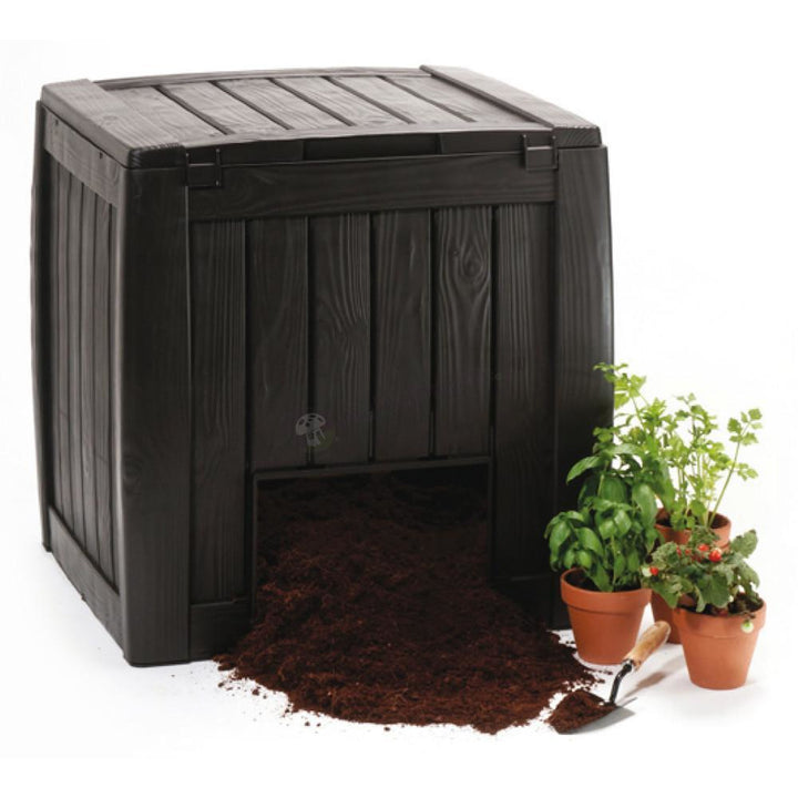 Composteur 340L avec base Keter Deco Composter marron