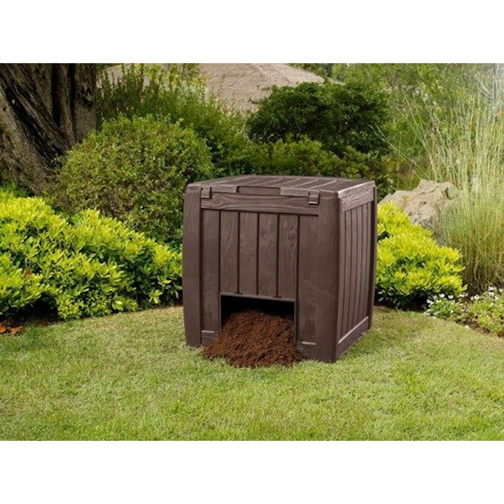 Composteur 340L avec base Keter Deco Composter marron