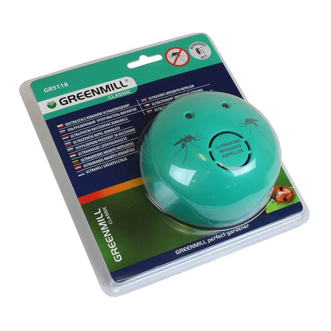 Prise Répulsif anti-moustique à ultrasons 230V max 30m2 Greenmill