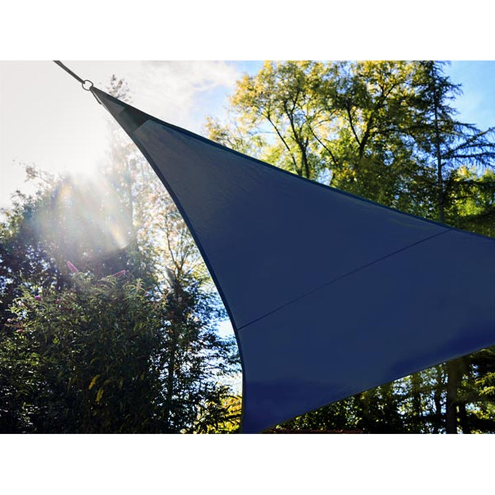 Voile d'ombrage triangulaire 3,6m avec éclairage LED 3,6 x 3,6 x 3,6 m