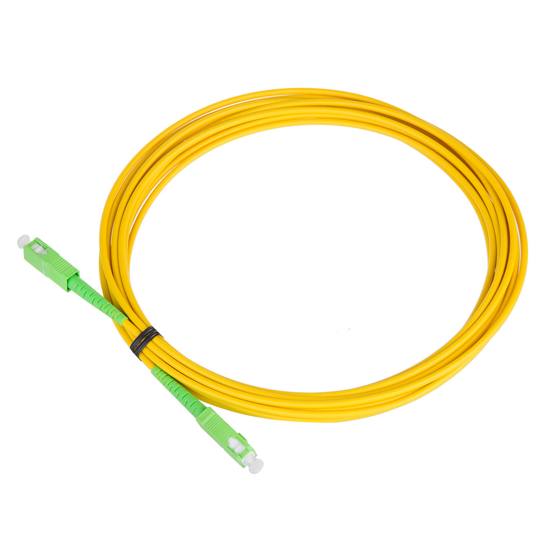 Maclean câble patchcord fibre optique, SC/APC-SC/APC, monomode, longueur 3m, simplex, G657A2, MCTV-433