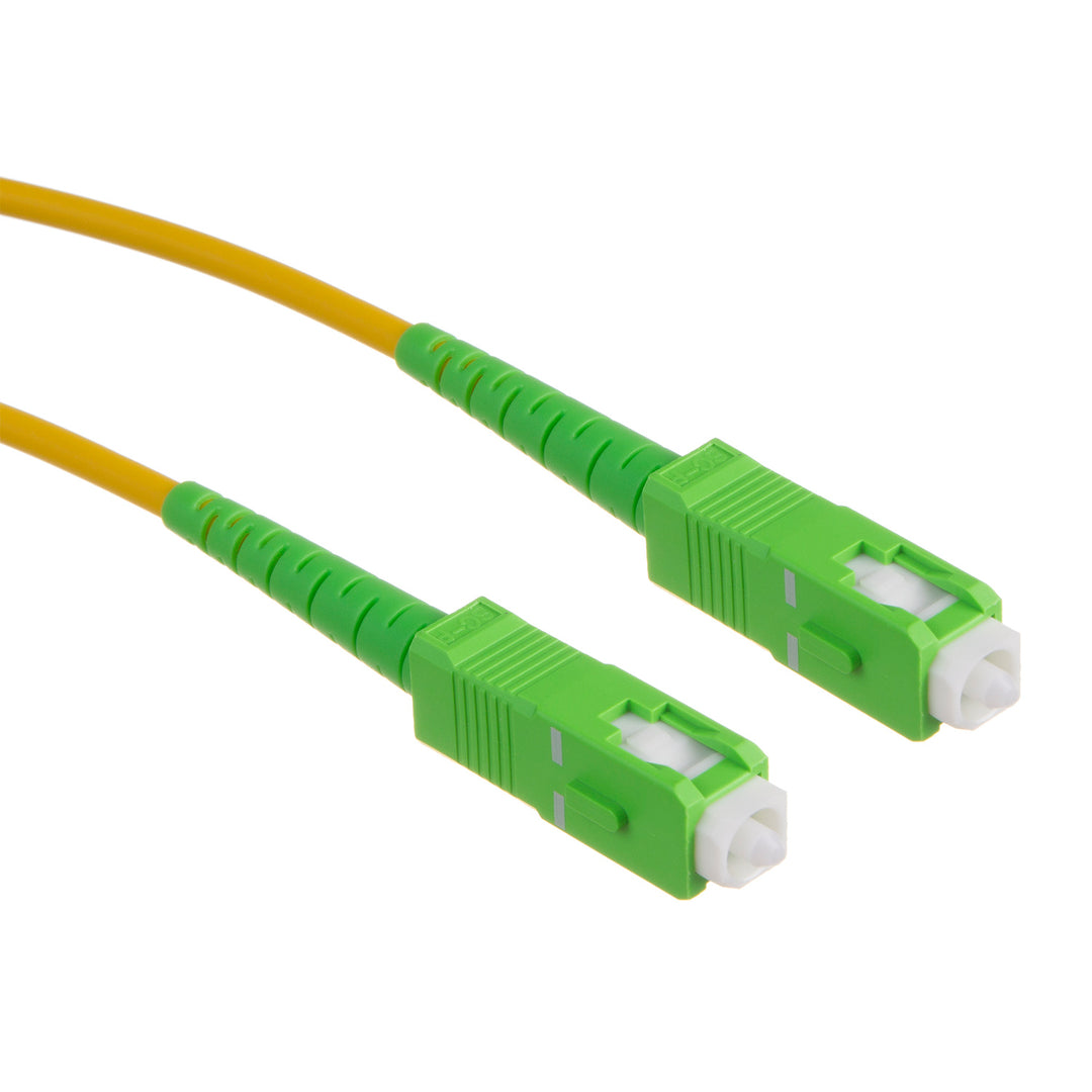 Maclean câble patchcord fibre optique, SC/APC-SC/APC, monomode, longueur 5m, simplex, G657A2, MCTV-435