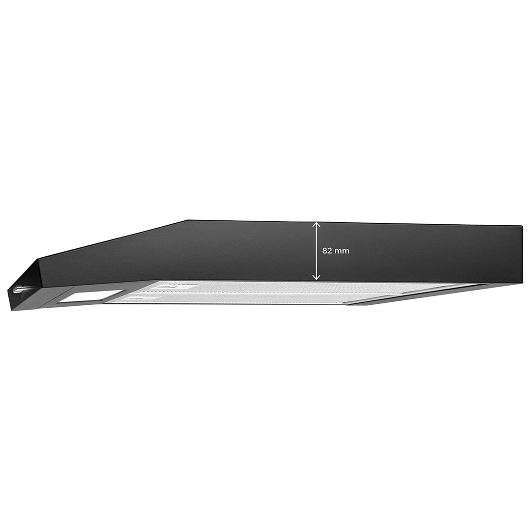 Hotte sous meuble 50cm Concept OPP1250bc ultra slim 82mm noir