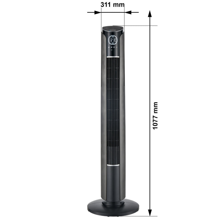 Ventilateur colonne avec télécommande 45W Blaupunkt AFT801