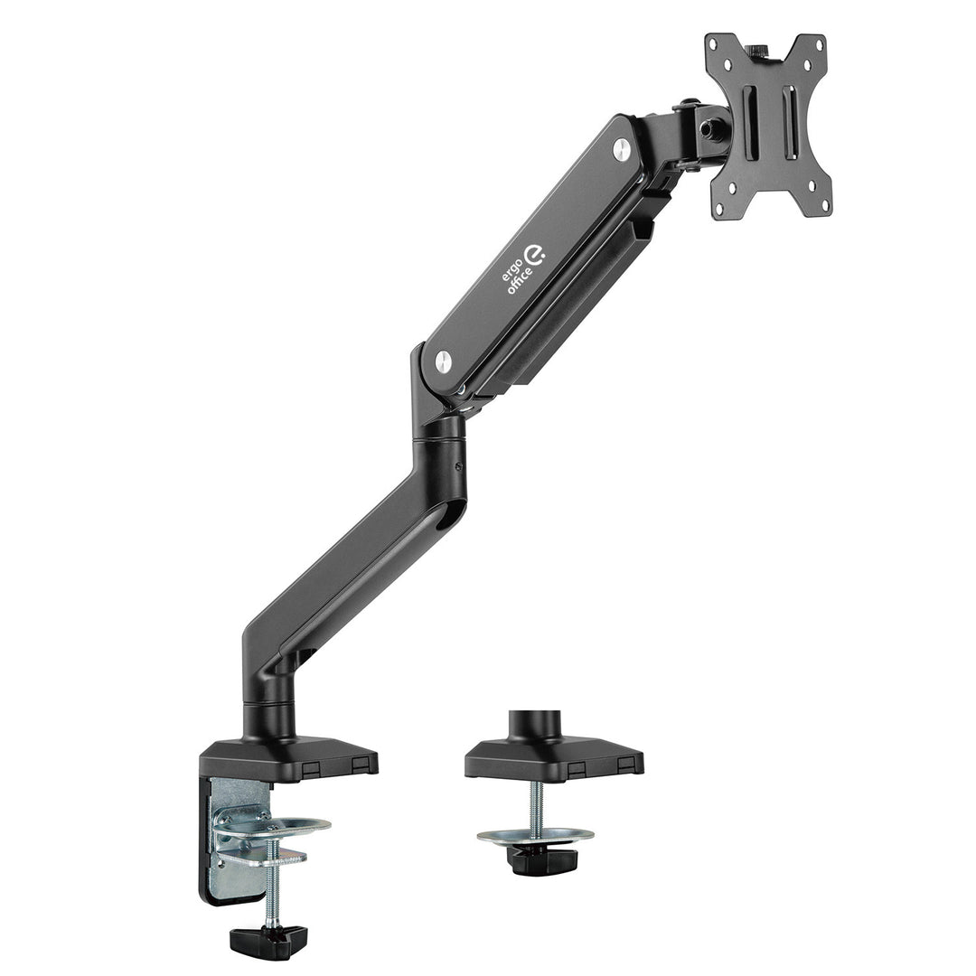 Support universel de bureau pour écran Ergo Office, ressort à gaz 17"-35" 15kg, VESA 75x75 / 100x100, ER-445