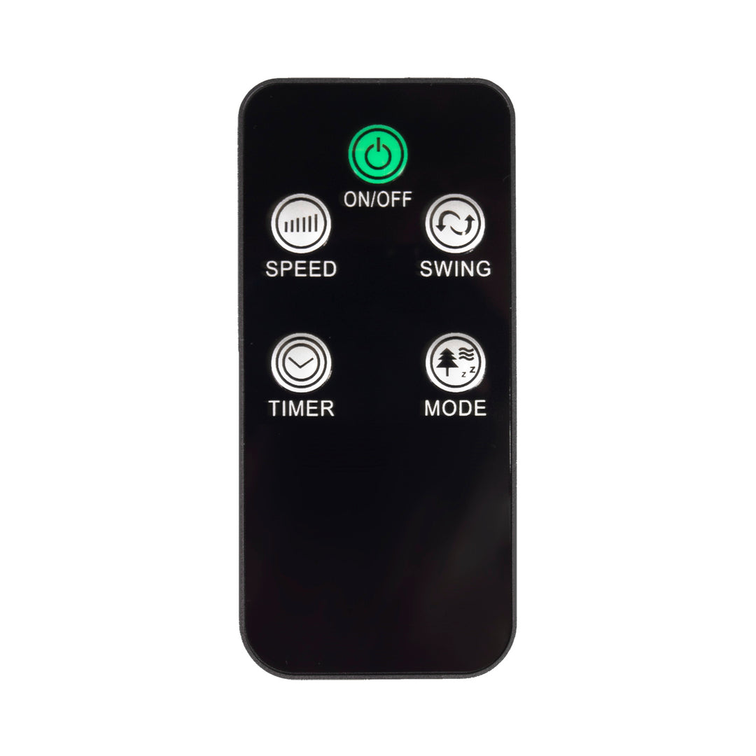 Green Blue GB645 Ventilateur colonne avec télécommande 3 modes 3 vitesses oscillation 80° 45W Minuterie Hauteur 82 cm