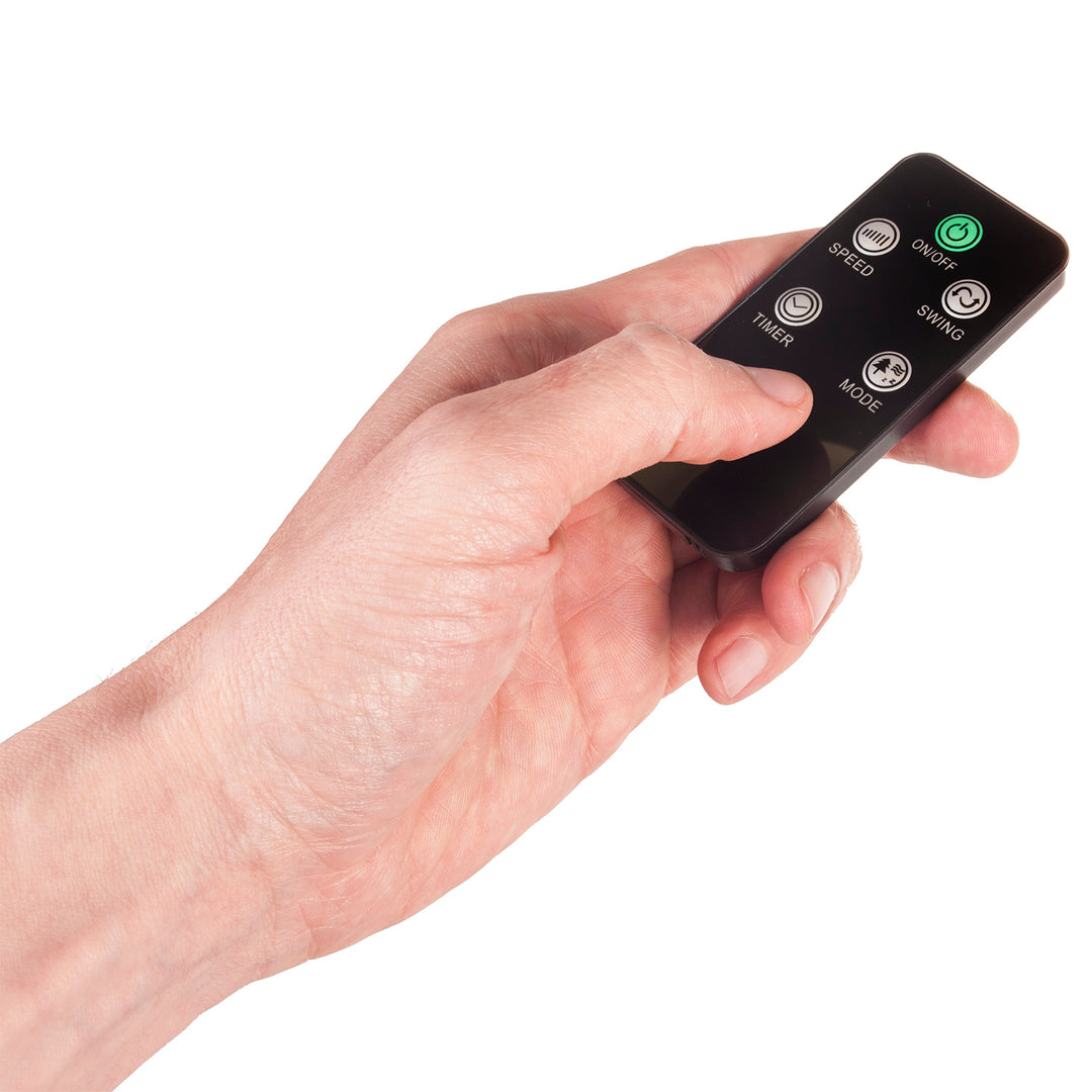 Green Blue GB645 Ventilateur colonne avec télécommande 3 modes 3 vitesses oscillation 80° 45W Minuterie Hauteur 82 cm