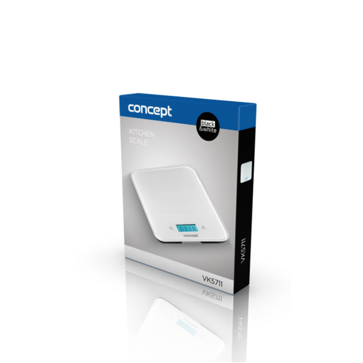 Balance de cuisine numérique Concept blanc VK571115 kg LCD
