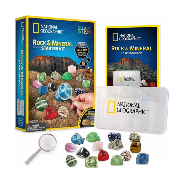 National Geographic - Kit de démarrage pour les roches et les minéraux