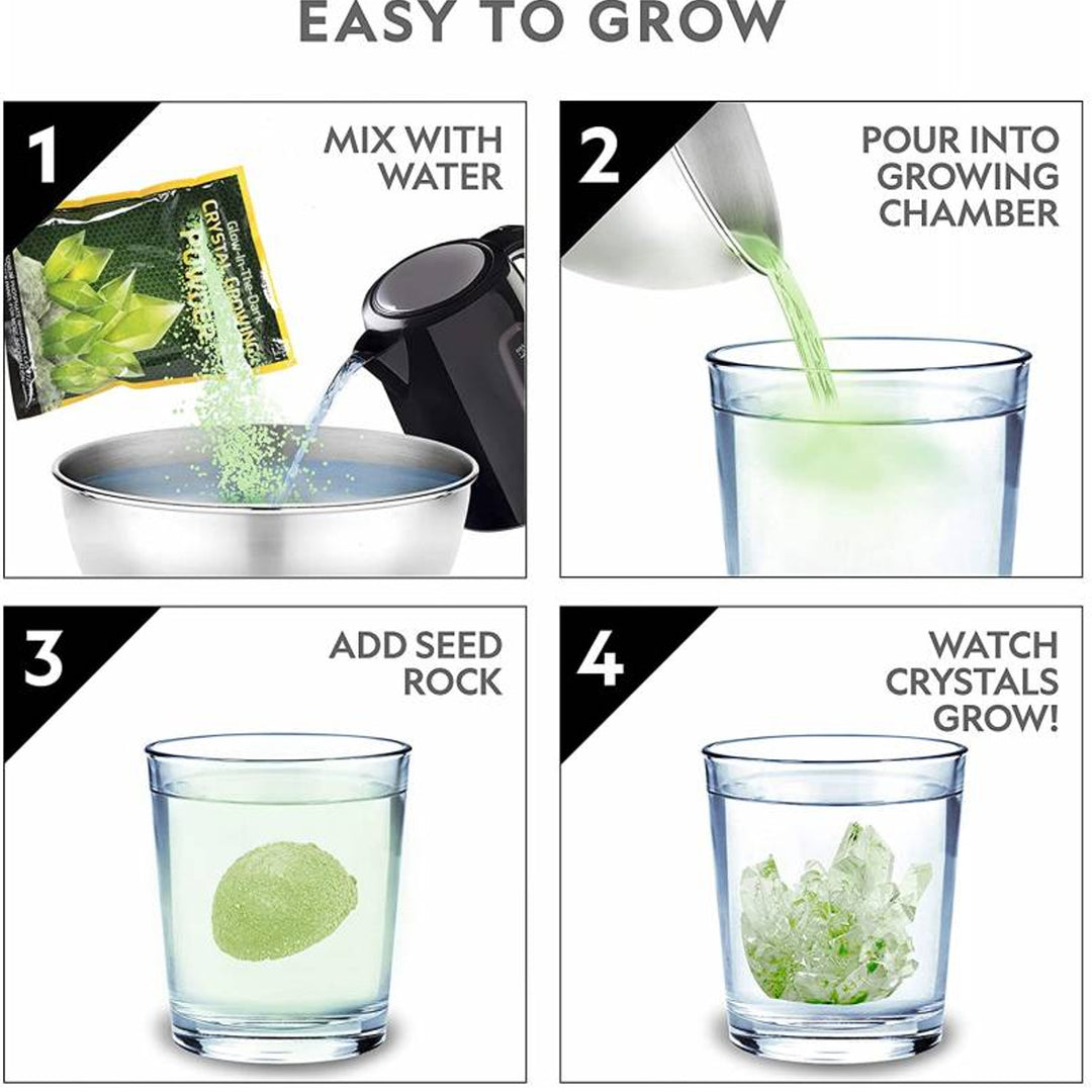 National Geographic - Un laboratoire pour faire pousser un cristal phosphorescent