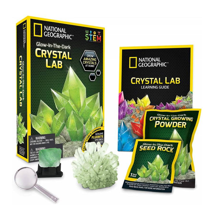 National Geographic - Un laboratoire pour faire pousser un cristal phosphorescent