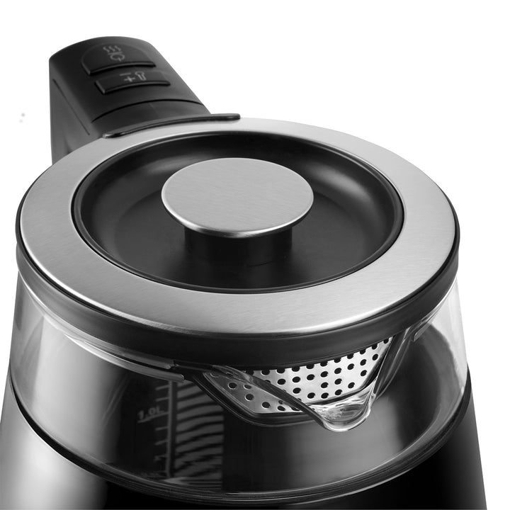 CONCEPT RK4170 Bouilloire Électrique Affichage Numérique 5 Réglages de Température Pivotant Fonction Maintien au Chaud 360 ° 1.7 L