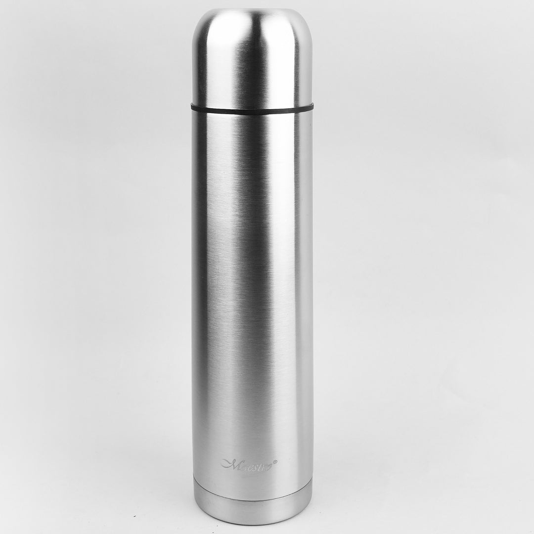 Bouteille isotherme thermos en acier inoxydable avec gobelet et sac de transport pour boissons chaudes ou froides (1000ml)